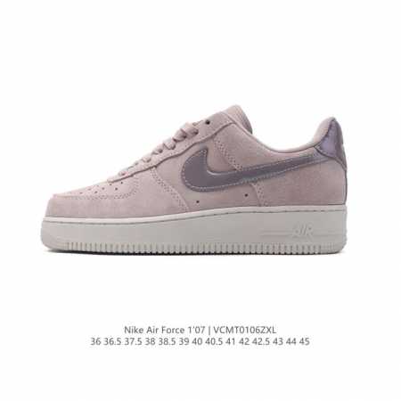 耐克 Nike Air Force 1 '07 Low 空军一号含气垫 低帮百搭厚底增高休闲运动板鞋。柔软、弹性十足的缓震性能和出色的中底设计，横跨复古与现代的 - 点击图像关闭