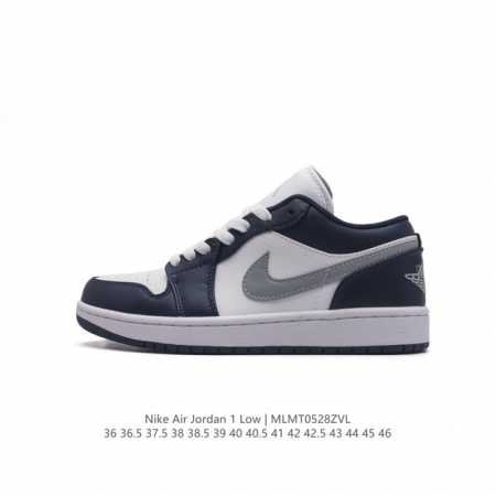 耐克 乔丹air Jordan 1 Low Aj1 乔1 乔丹1代aj1 低帮复古文化休闲运动篮球鞋。该鞋款从 1985 年元年款汲取设计灵感，焕新演绎简约经典 - 点击图像关闭