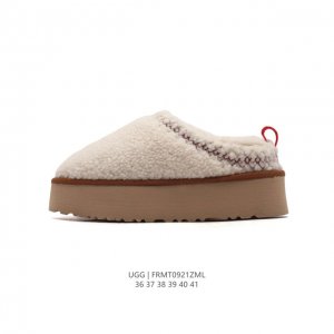 公司级 Ugg 棉拖 雪地靴 俏皮可爱的百变造型， 美国轻奢品牌ugg 平底系列冬季羊毛一体雪地休闲保暖毛毛家居包头棉拖鞋。官方同步包装 检验标 材料采用原厂防