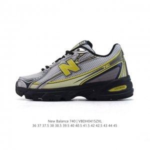 New Balance Mr740 Nb新百伦系列复古老爹风休闲运动慢跑鞋。采用轻质牛剖革拼接透气网眼衬垫织物鞋面材质 T-Beam大底提供足步弓支撑 保持步态