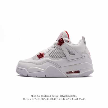特价 耐克 Nike Air Jordan 4 Retro OG迈克尔 乔丹AJ4代乔4 中帮复古休闲运动文化篮球鞋。秉承轻量化的速度型篮球鞋设计思想完成设计， - 点击图像关闭