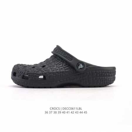 新款 Crocs 卡骆驰 鳄鱼纹鞋面运动 休闲 沙滩 包头 拖鞋 经典洞洞鞋 家居凉拖鞋 一式两用！ Crocs的鞋子采用了其专利材料 Croslite。这种材 - 点击图像关闭