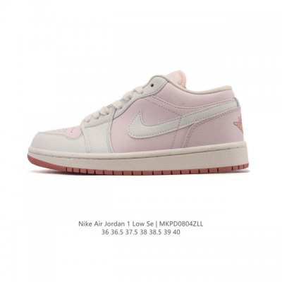 耐克 乔丹Air Jordan 1 Low Aj1 乔1 乔丹1代Aj1 低帮复古文化休闲运动篮球鞋。从1985 年面世的元年款汲取设计灵感，采用简洁大方的经典