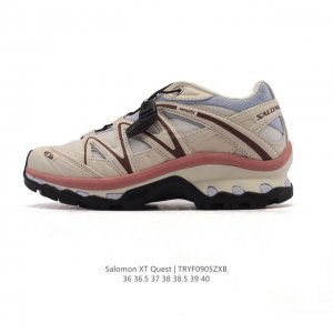 新品公司级 Salomon萨洛蒙 Xt-Quest 潮流 低帮 户外功能鞋徒步鞋 女款 Salomon Xt-Quest Gtx是一款专为户外运动设计的多功能徒