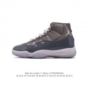公司级 耐克乔丹11代 Nike Air Jordan 11 Retro 复刻男女运动鞋 Aj11代经典设计，深受球员与球迷喜爱。Jordan 乔丹 采用漆皮牛