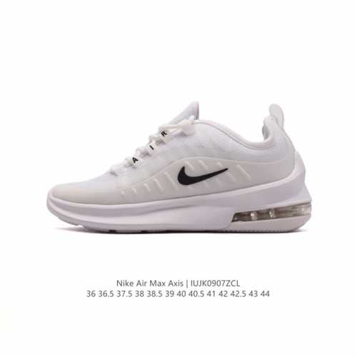 耐克 Nike Air Max Axis 男女子运动鞋气垫缓震轻便休闲运动跑步网面透气舒适日常慢跑鞋。时尚的无缝覆面和透气网眼布演绎时尚外观。流线型中底和独特后