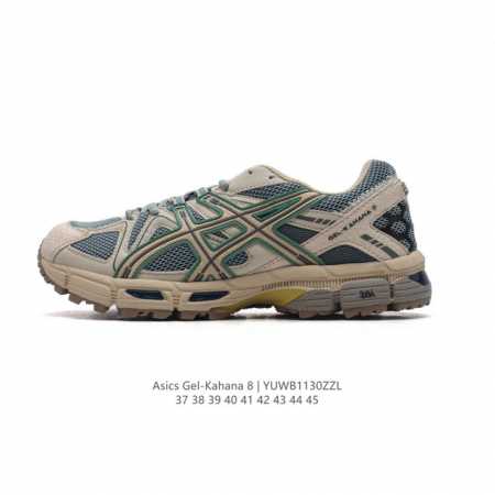Asics 亚瑟士 Gel-Kahana 8 男女鞋越野跑步鞋抓地稳定运动鞋缓震耐磨跑鞋。Gel-Kahana系列为实用级越野跑鞋，融合机能和户外潮流强势回归， - 点击图像关闭