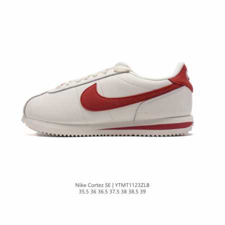 Nike Classic Cortez Nylon 耐克阿甘鞋女子运动鞋。秉承元年款经典风格，糅合防水鞋面设计，令双足保持干爽舒适。防水锦纶鞋面强势抵御风雨侵袭 - 点击图像关闭
