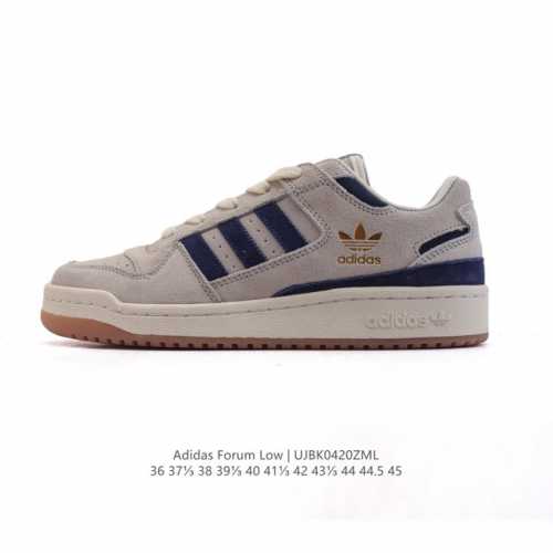 公司级 Adidas 阿迪达斯 三叶草 Forum Low 男女运动鞋 摩登演绎篮球风的经典鞋。英文的“Forum”，是进行表达的场所，在这里，可以释放自己的热