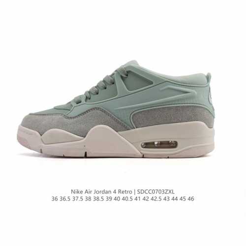 耐克 Nike Air Jordan 4 Retro Og迈克尔 乔丹Aj4代乔4 低帮复古休闲运动文化篮球鞋。秉承轻量化的速度型篮球鞋设计思想完成设计，降低重