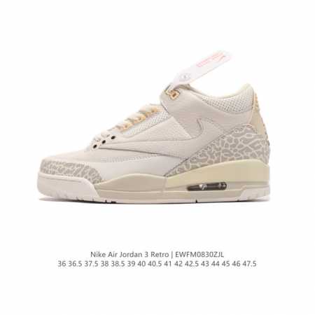 公司级 耐克 乔丹 Aj3 耐克 Nike Air Jordan 3 Retro Se 乔3 复刻篮球鞋 乔丹3代 三代 男女子运动鞋，作为 Aj 系列中广受认 - 点击图像关闭