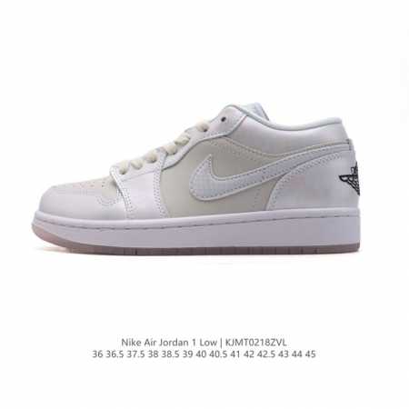 耐克 乔丹Air Jordan 1 Low Aj1 乔1 乔丹1代Aj1 低帮复古文化休闲运动篮球鞋。从1985 年面世的元年款汲取设计灵感，采用简洁大方的经典 - 点击图像关闭
