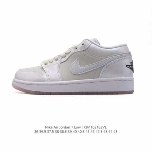 耐克 乔丹Air Jordan 1 Low Aj1 乔1 乔丹1代Aj1 低帮复古文化休闲运动篮球鞋。从1985 年面世的元年款汲取设计灵感，采用简洁大方的经典