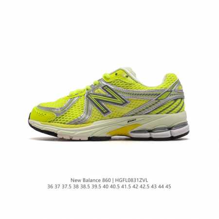 真标 Nb 新百伦 New Balance Ml860 V2 系列复古老爹风休闲运动慢跑。采用丝光猪巴皮革拼接透气网眼织物鞋面t-Beam大底提供足步弓支撑，保 - 点击图像关闭