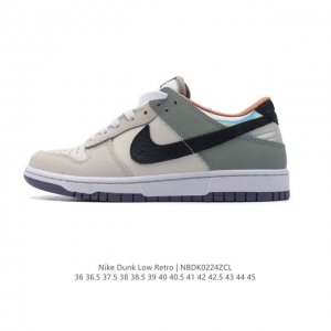 耐克 Nike Dunk Low Retro 运动鞋复古板鞋，作为 80 年代经典篮球鞋款，起初专为硬木球场打造，后来成为席卷街头的时尚标杆，现以经典细节和复古