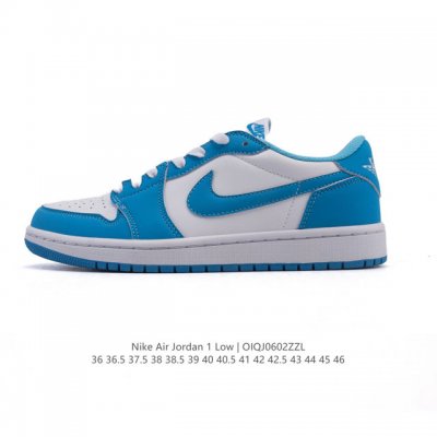 耐克 乔丹Air Jordan 1 Low Aj1 乔1 乔丹1代Aj1 低帮复古文化休闲运动篮球鞋。从1985 年面世的元年款汲取设计灵感，采用简洁大方的经典