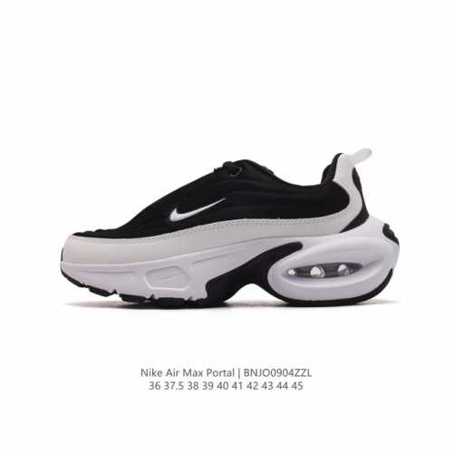 新款 耐克 Nike Air Max Portal 休闲厚底增高气垫老爹运动鞋 2024新款鞋型 Nike Air Max Portal 跟高5公分左右 是ni