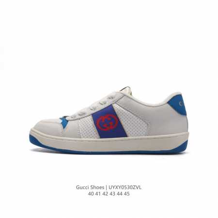 Gucci 古驰 百搭休闲运动板鞋。明星同款 小红书爆款 小白鞋 厚底增高男女士运动鞋 真标 2024Ss新色，经典高奢品牌gucci古驰 复古松糕跟休闲运动鞋 - 点击图像关闭