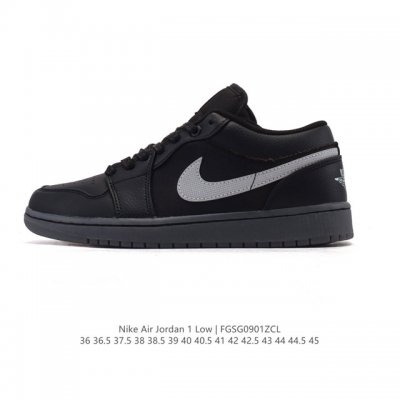 耐克 乔丹Air Jordan 1 Low Aj1 乔1 乔丹1代Aj1 低帮复古文化休闲运动篮球鞋。该鞋款从 1985 年元年款汲取设计灵感，焕新演绎简约经典