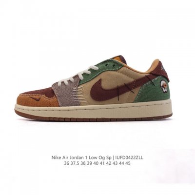 真标 耐克 胖虎Aj1代 乔丹1代 巫毒娃娃 规格真不低！Nba锡安 威廉姆森 Zion Williamson X Air Jordan 1 Low Og Vo