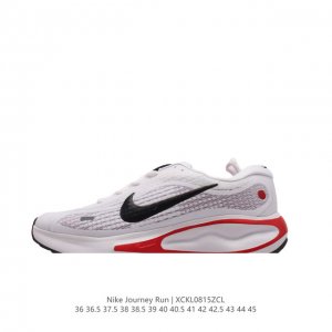 耐克 Nike Journey Run 男女子透气公路跑步鞋 搭载柔软厚实的 Comfiride 泡绵缓震配置，助你征服充满挑战的路面，大步流星，微笑前行。该鞋