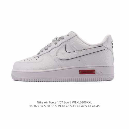 公司级 Af1耐克 Nike Air Force 1 ‘07 Low 空军一号 厚底增高百搭运动板鞋 原楦头原纸板 打造纯正空军版型，专注外贸渠道 全掌内置蜂窝