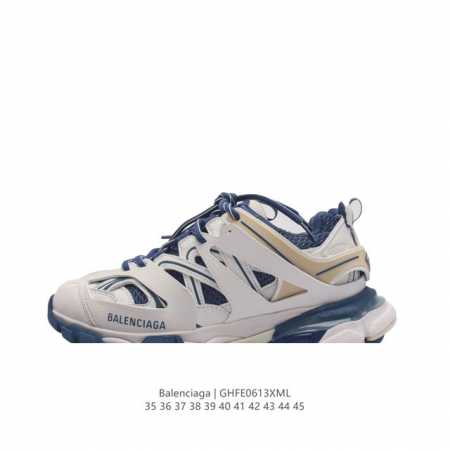 公司级法国高端奢侈品牌-巴黎世家balenciaga Track Trainers 3.0代复古野跑姥爹潮流百搭慢跑鞋。原版一致配件防尘袋及附送鞋带，全部采用原 - 点击图像关闭