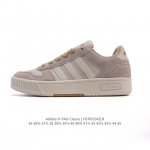 adidas 小锯齿 D-pad Classic休闲美高风篮球板鞋男女阿迪达斯 D-pad 运动休闲鞋 柔软合成革面料易打理 舒适质感简约潮搭 美观有型 圆弧舒