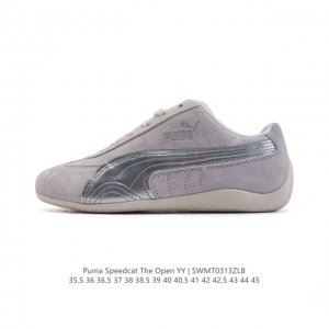 140 彪马 Open Yy X Puma Speedcat合作鞋款 Puma 联名时尚休闲运动板鞋。这双韩国辣妹疯抢的 Puma，是 Open Yy 走向全球
