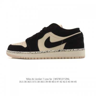 公司级 耐克 乔丹Air Jordan 1 Low Aj1 乔1 乔丹1代Aj1 低帮复古文化休闲运动篮球鞋。该鞋款从 1985 年元年款汲取设计灵感，焕新演绎