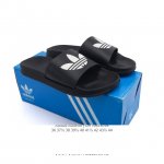 阿迪达斯 Adidas 三叶草拖鞋男鞋女鞋夏季新款Adilette Pride运动拖鞋透气休闲凉拖鞋厚底外穿一字拖鞋 套入式设计 合成鞋面 舒适鞋床 合成外底