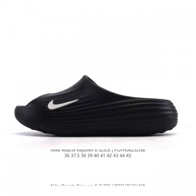 耐克 Nike Reactx Rejuven8 沙滩鞋 柔软回弹耐磨透气凉拖鞋 25夏季新款轻便透气洞洞鞋外穿休闲运动鞋 Hv5060-002 采用质感柔软且出