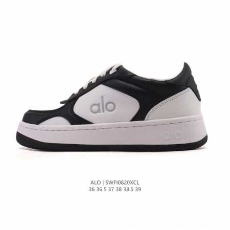 Alo Yoga Recovery Mode 舒适简约小白鞋 防滑耐磨 低帮 运动板鞋 男女款 明星圈很火的Alo真的很贵气 质感一绝 鞋垫有一点厚度 小个子秒 - 点击图像关闭
