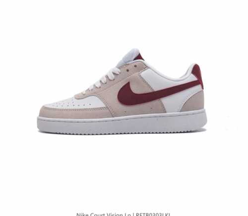 耐克nike Court Vision Lo校园风低帮复古篮球板鞋运动鞋 延续80年代复古篮球鞋 添加学院风细节 皮革组合鞋面 利落风格 重现复古篮球风范 鞋头