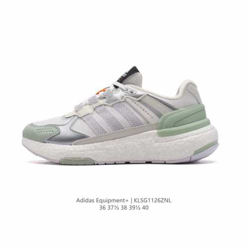 公司级 Adidas阿迪达斯官方equipment+女士运动休闲舒适全掌boost 爆米花 跑步鞋。Adidas Equipment 简称eqt，精英装备。是a