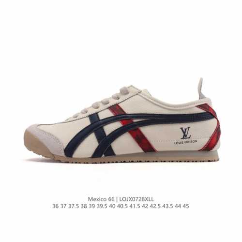 真标 Asics 亚瑟士 男女鞋 配足弓鞋垫 日产经典老牌-鬼塚虎 Onitsuka Tiger Mexico 66经典墨西哥系列复古经典百搭板鞋休闲运动鞋慢跑