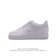 公司级 头层皮 耐克 Nike Air Force 1 '07 Low 空军一号含气垫 低帮百搭厚底增高休闲运动板鞋。柔软、弹性十足的缓震性能和出色的中底设计，
