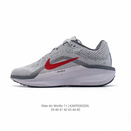 160 耐克(Nike) 2024新款Zoom Winflo 11运动休闲轻便缓震气垫跑步鞋公路跑步鞋 飞线贾卡轻质透气休闲运动鞋。无论你是习惯每周畅跑的经验跑 - 点击图像关闭