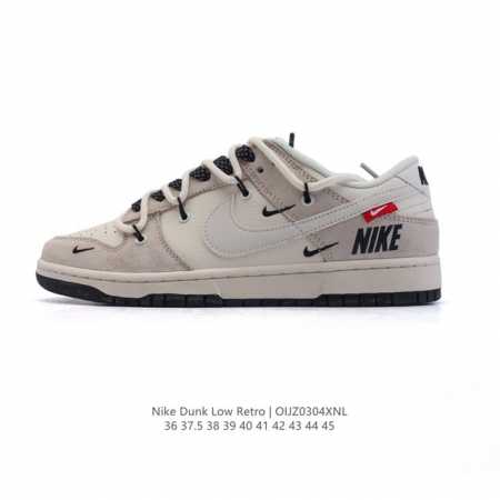 340 【公司级】耐克 Nike Dunk Low Retro 运动鞋复古板鞋 解构绑带 双鞋带。 作为 80 年代经典篮球鞋款，起初专为硬木球场打造，后来成为 - 点击图像关闭