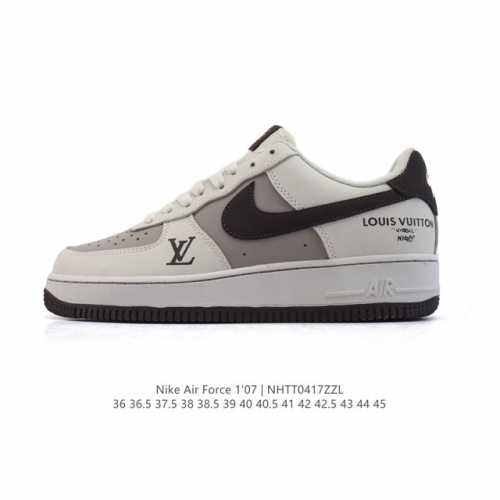 耐克 Nike Air Force 7 Low 2025新年新款 空军一号含气垫 小白鞋 低帮百搭厚底增高休闲运动板鞋。柔软、弹性十足的缓震性能和出色的中底设计