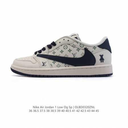 210 【公司级 新配色】真标 耐克/Nike Air Jordan 1 Low Og Sp"Military Blue"Aj1乔1倒勾低帮篮球鞋 Aj1 乔丹 - 点击图像关闭