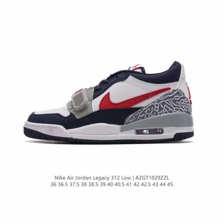 耐克 AJ 乔丹 Air Jordan Legacy 312 低帮运动鞋 AJ312 乔312百搭篮球鞋 酷炫混搭，谁人不爱？Air Jordan Legacy - 点击图像关闭
