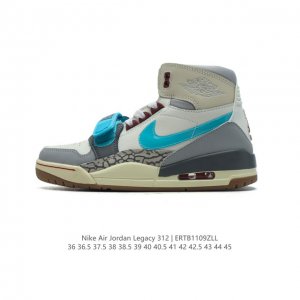 耐克 AJ 乔丹 Air Jordan Legacy 312 高帮运动鞋 AJ312 乔312百搭篮球鞋 酷炫混搭，谁人不爱？Air Jordan Legacy