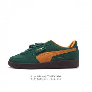 彪马puma Palermo Og 防滑耐磨低帮德训板鞋 男女运动鞋，Army Trainer Og休闲鞋沿用德训鞋经典外观 鞋身和鞋舌分别添加了品牌标志性 L