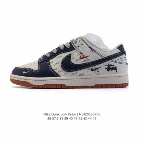公司级 耐克 Nike Dunk Low Retro 运动鞋复古板鞋 2025年新款 新年鞋子 蛇年限定。 作为 80 年代经典篮球鞋款，起初专为硬木球场打造，