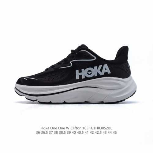 200 【公司级】新款 | Hoka One One 推出升级 Clifton 10 克利夫顿10代 男女士休闲跑步鞋轻量缓震运动鞋。Hoka One One的