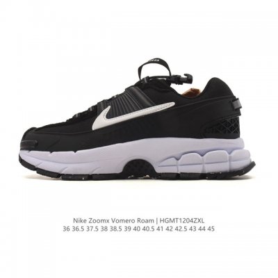 耐克Nike Zoom Vomero Roam马拉松复古跑五代休闲运动慢跑鞋 厚底增高老爹鞋。采用环保纤维革饰片组合网眼布鞋面材质 升级正确后跟Tpu加固 耐弯