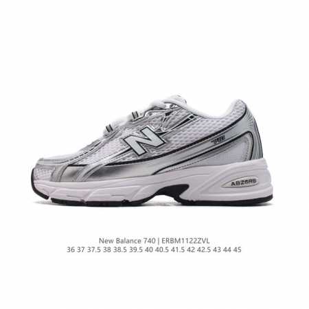 New Balance Mr740 新百伦nb系列复古老爹风休闲运动慢跑鞋。采用轻质牛剖革拼接透气网眼衬垫织物鞋面材质 T-Beam大底提供足步弓支撑 保持步态 - 点击图像关闭