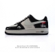 160 耐克 Nike Air Force 1 '07 Low 2025新年新款 空军一号含气垫 小白鞋 低帮百搭厚底增高休闲运动板鞋。柔软、弹性十足的缓震性能