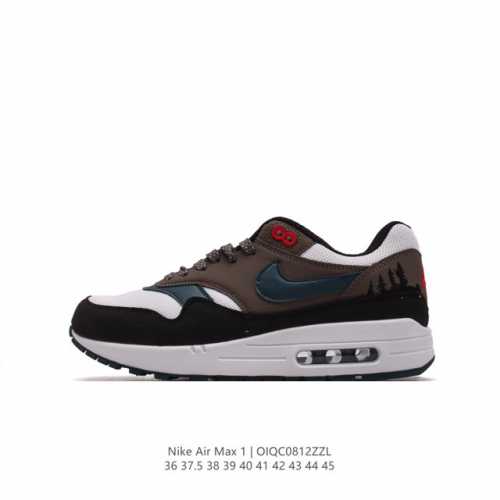 耐克 Nike Air Max 1 男女子运动鞋厚底增高气垫老爹板鞋 从法国建筑中汲取的设计灵感，兼具运动风范和时尚格调，是此系列起初搭载 Air 的鞋款。疾速